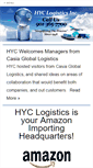 Mobile Screenshot of hyclogistics.com